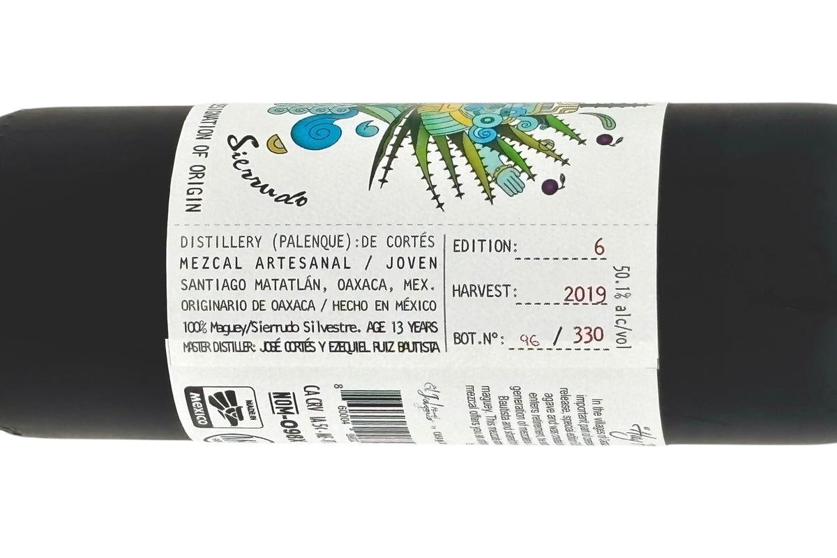 Mezcal El Jolgorio Sierrudo "Black Bottle" 6th Edition