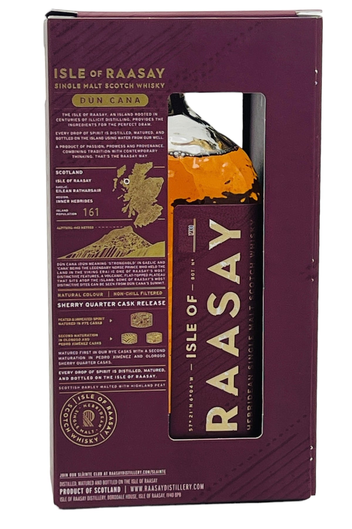 Isle of Raasay &quot;Dun Cana&quot; (Sherry Cask) First Edition Single Malt Scotch Whisky