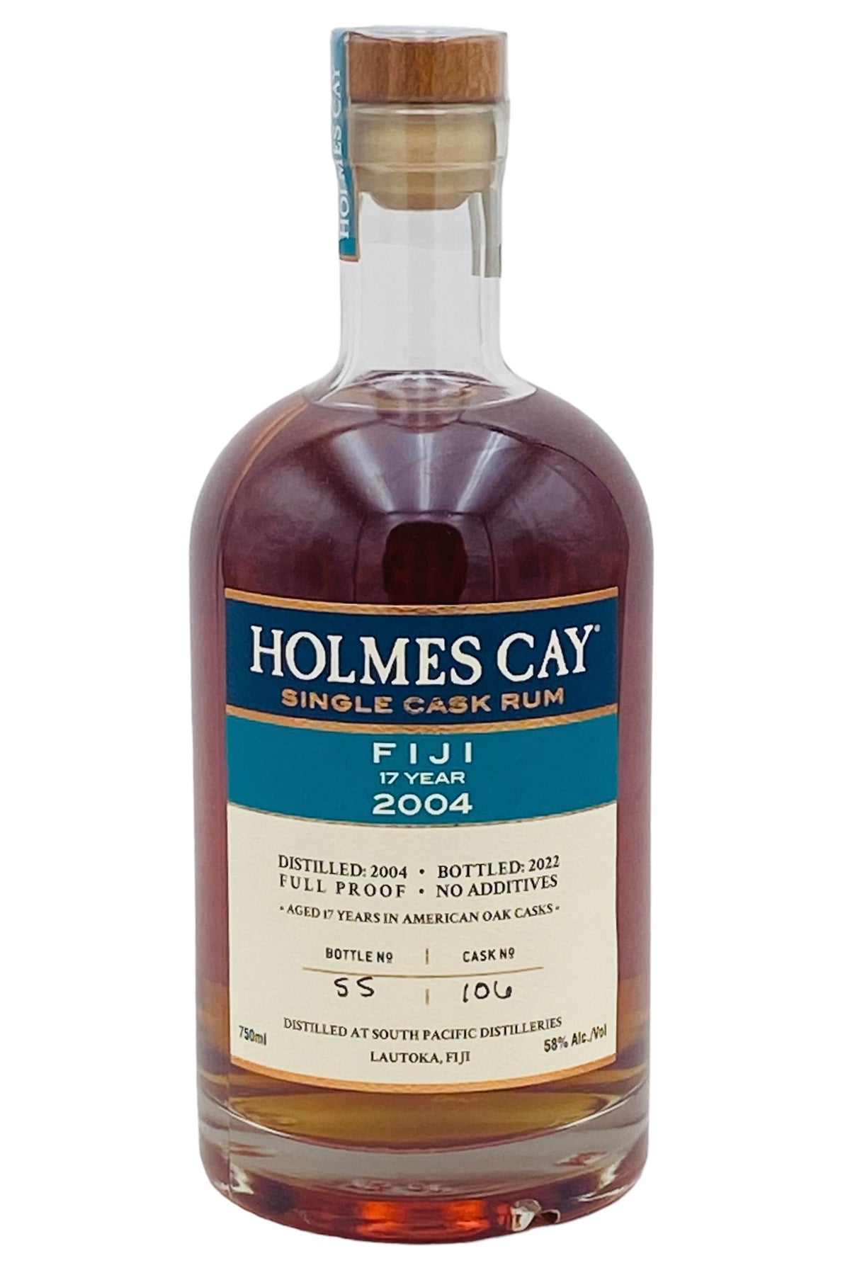 Holmes Cay 17 Year Old Single Cask Vintage 2004 Fiji Rum