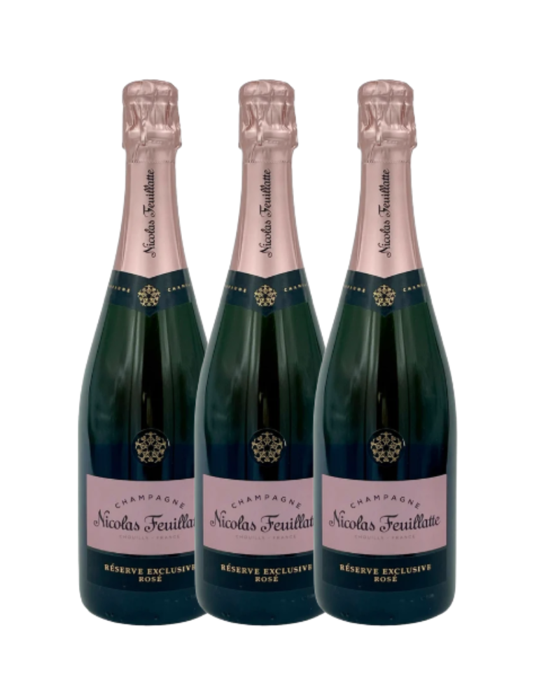 Nicolas Feuillatte Brut Rosé Champagne Reserve Exclusive - Buy 2 Get 1 Free