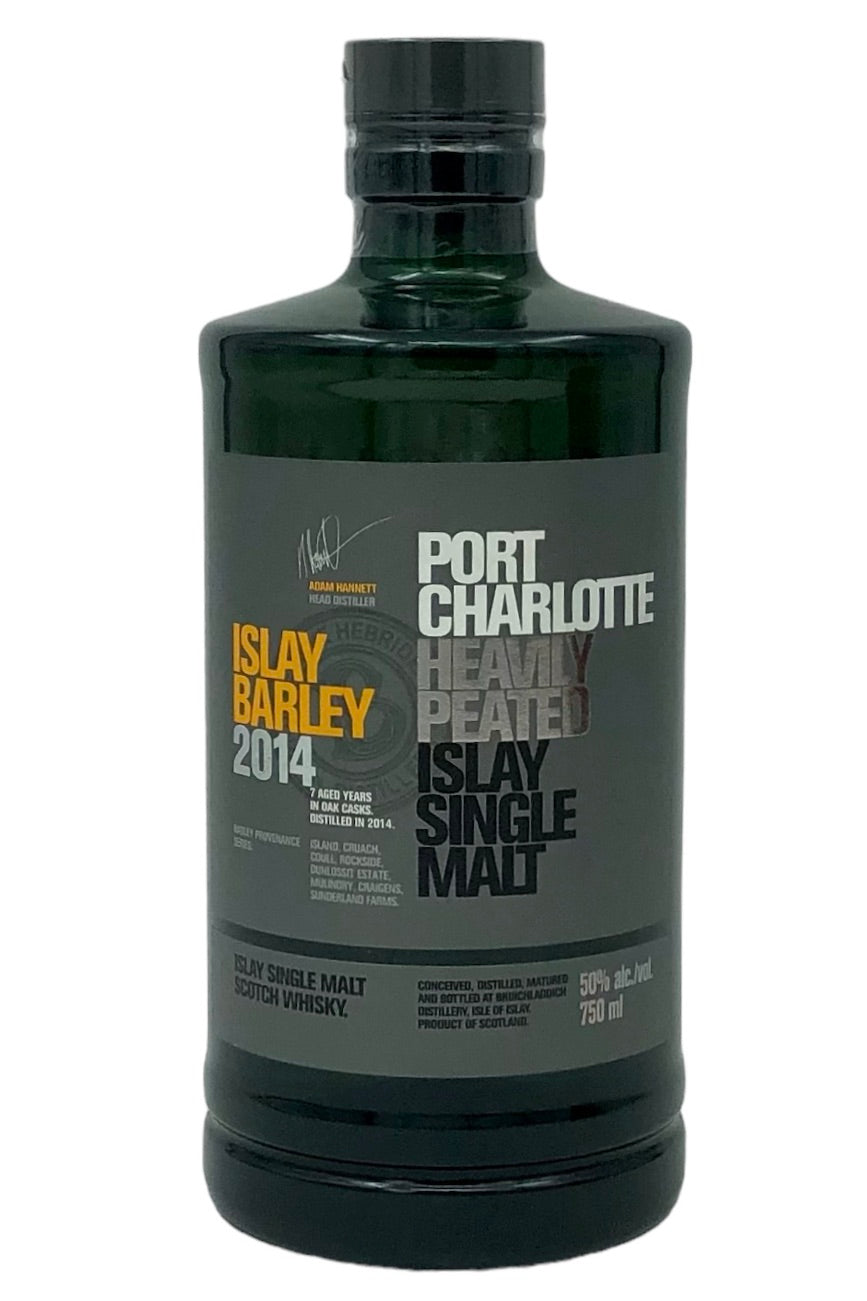 Bruichladdich Port Charlotte Vintage 2014 Islay Barley Heavily Peated Single Malt Scotch Whisky