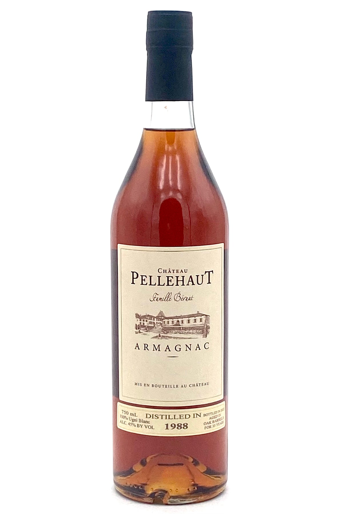 Chateau de Pellehaut Vintage 1988 Armagnac Reserve Tenareze