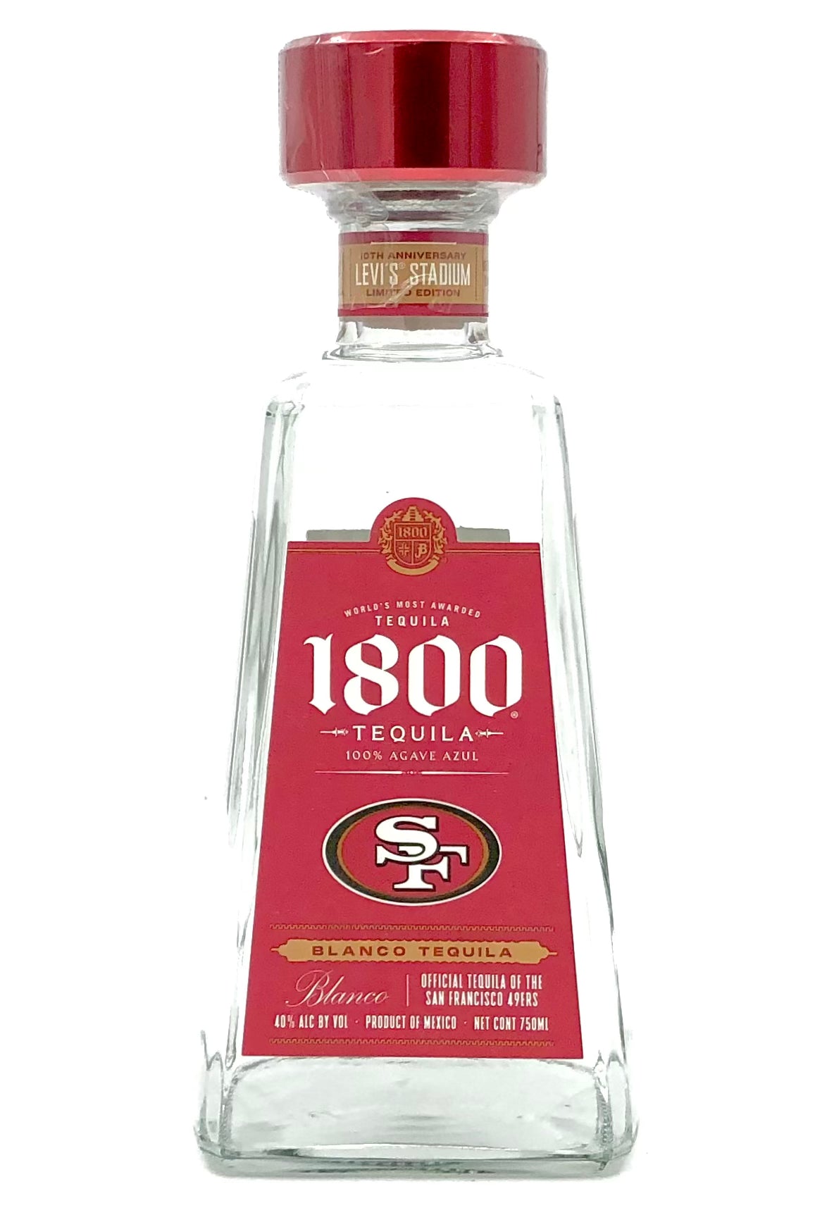 49er 1800 Blanco Tequila &quot;Official Tequila of the 49ers!&quot;
