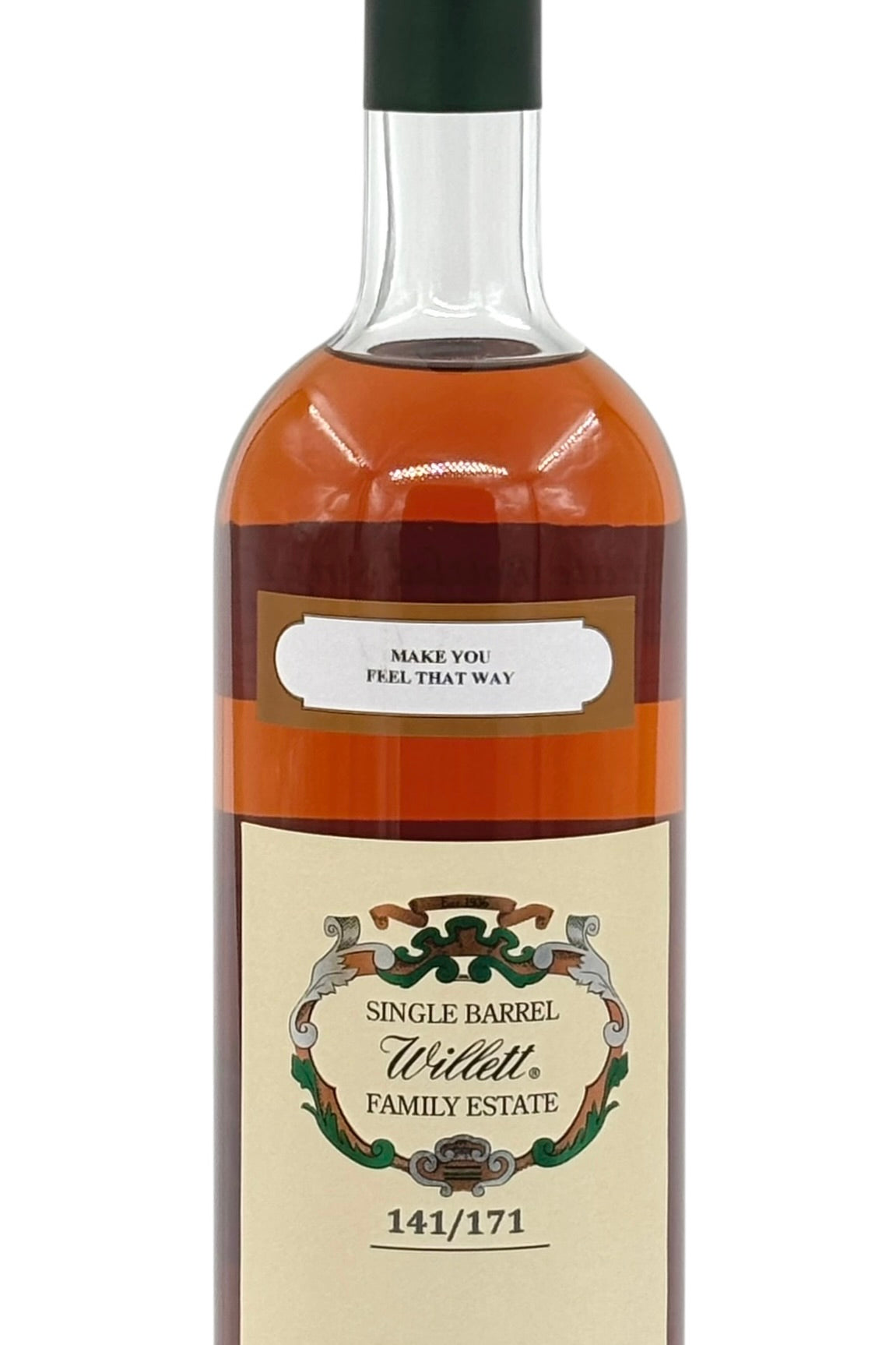 Willett Family Estate 11 Year Old Single Barrel “Make You Feel That Way” Bourbon Whiskey Cask #9091 750ml (106.2 Proof)