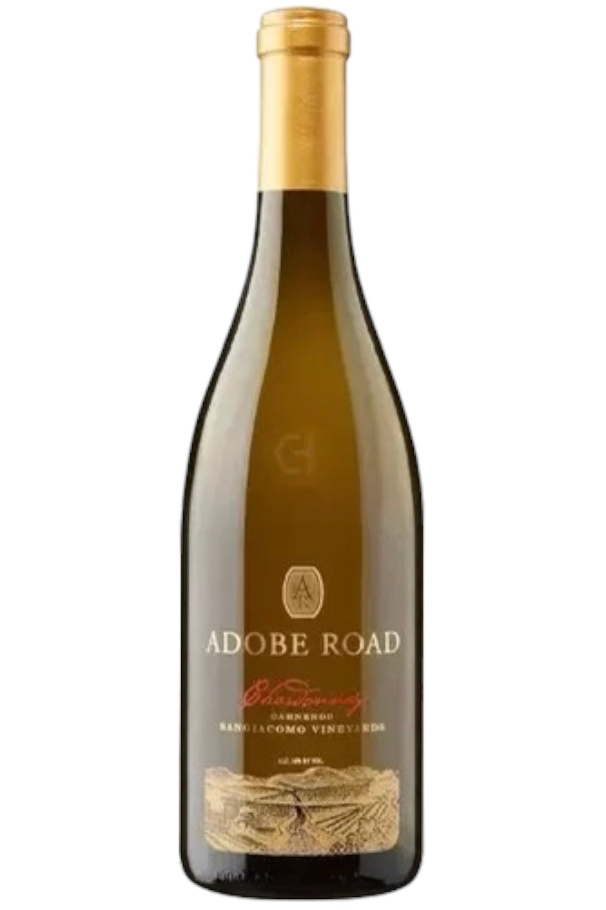 Adobe Road 2023 Chardonnay Sangiacomo Vineyards Roberts Road Petaluma Gap 750ml