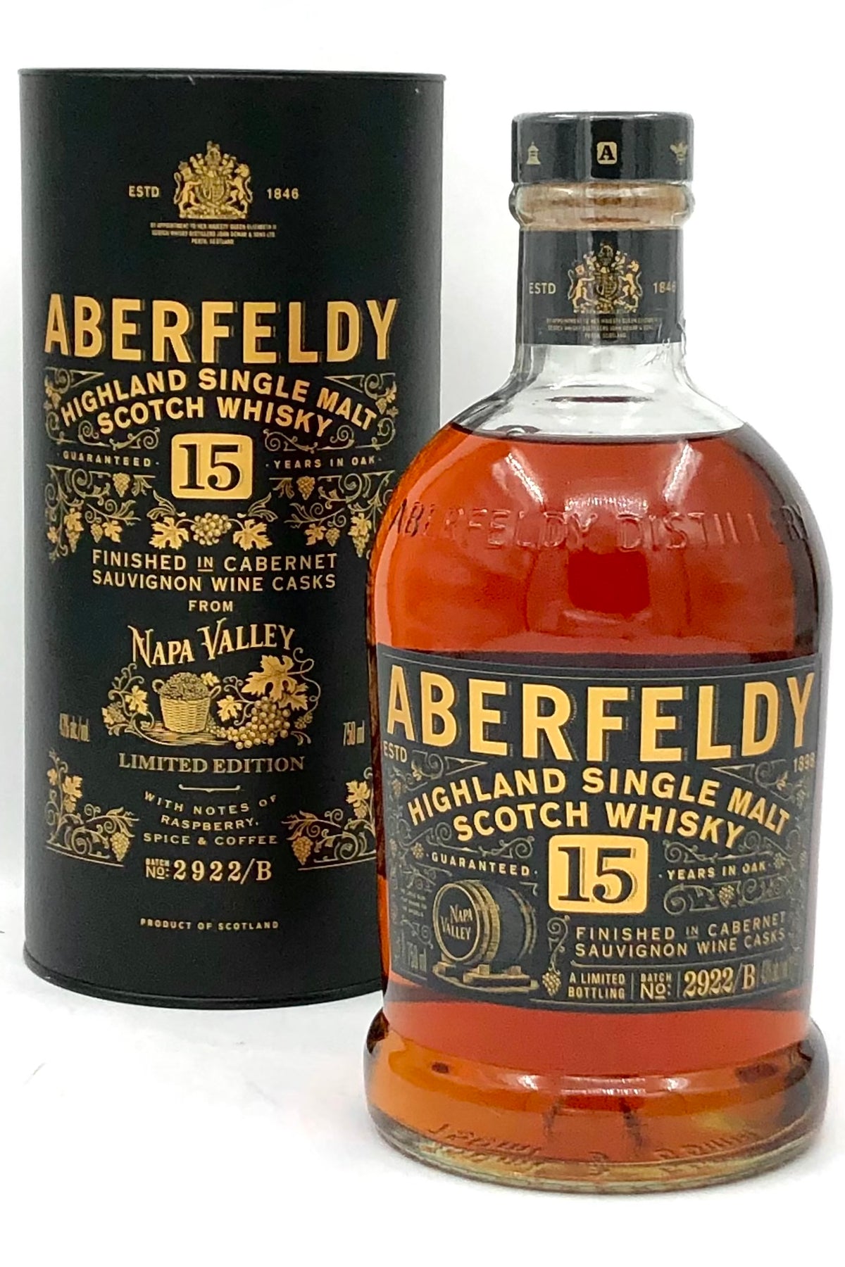 Aberfeldy 15 Year Single Malt Scotch Whisky Limited Edition
