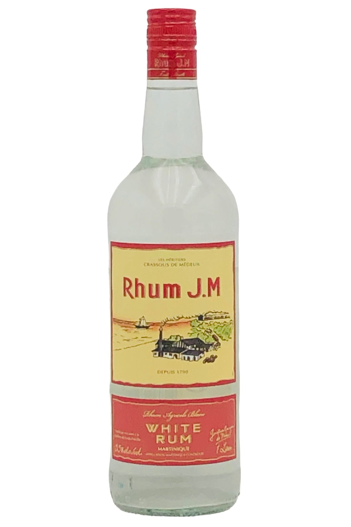 Rhum JM White Rum Agricole Blanc Martinique 110 proof 1000 ml