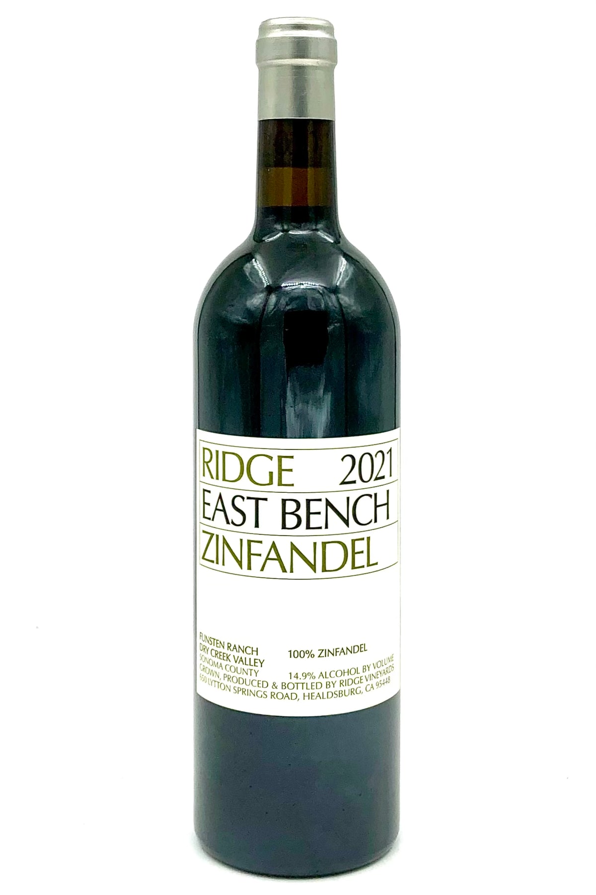 Ridge 2021 Zinfandel &quot;East Bench&quot; Funsten Ranch Dry Creek