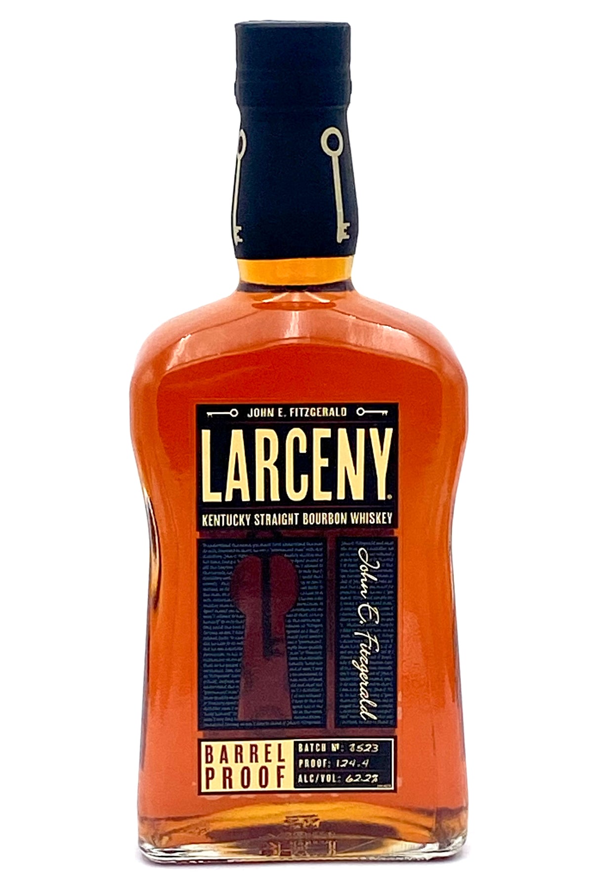 Larceny B523 Cask Strength Bourbon Whiskey