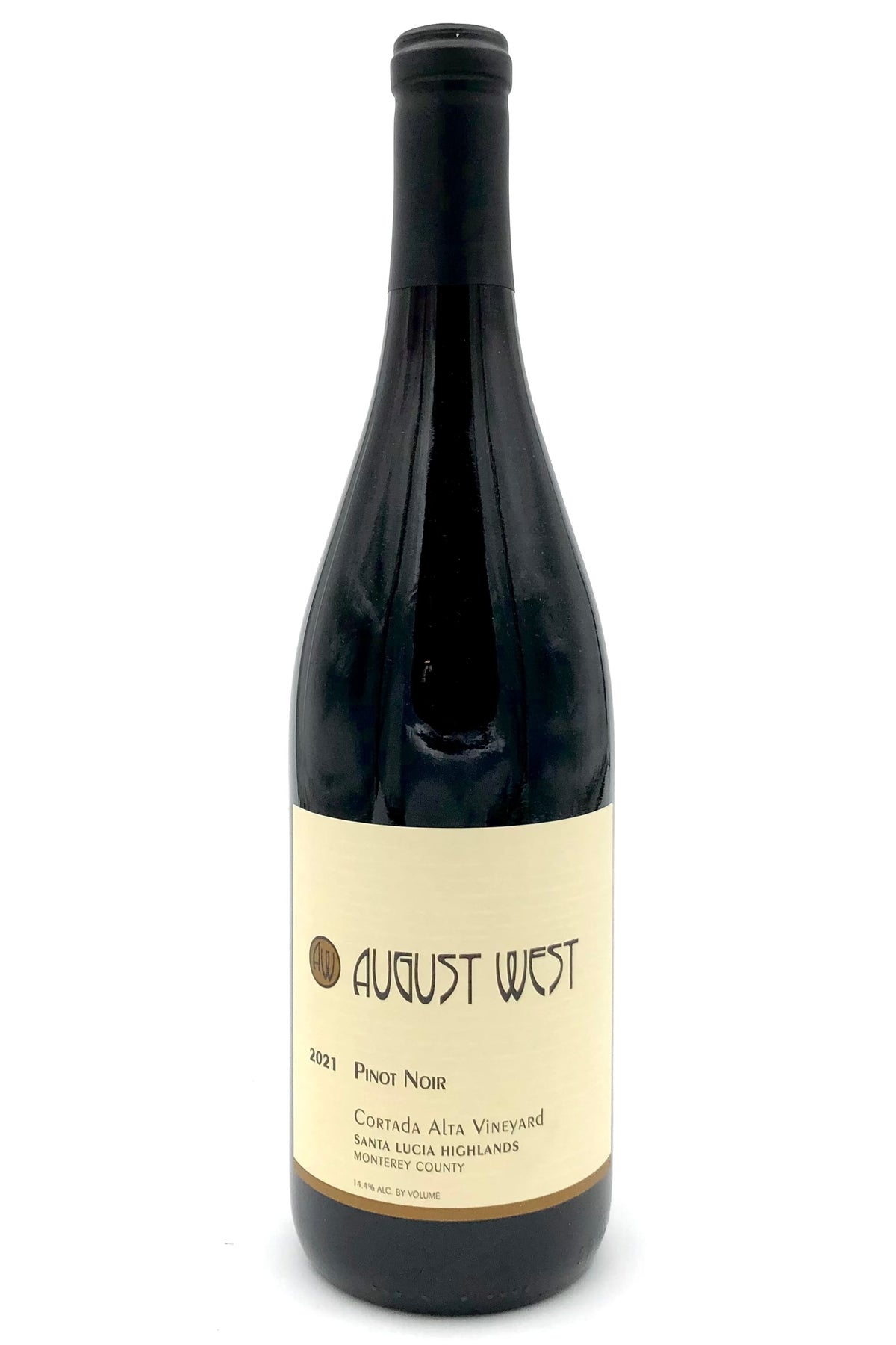August West 2021 Pinot Noir Cortada Alta Vineyard Santa Lucia Highlands