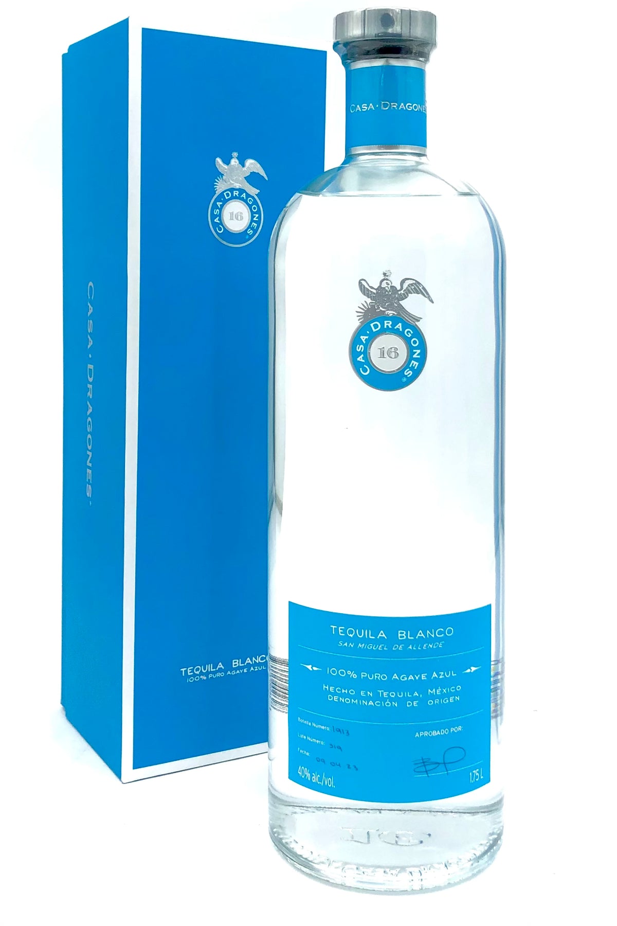 Casa Dragones Blanco Tequila 1.75L (1750 ml)