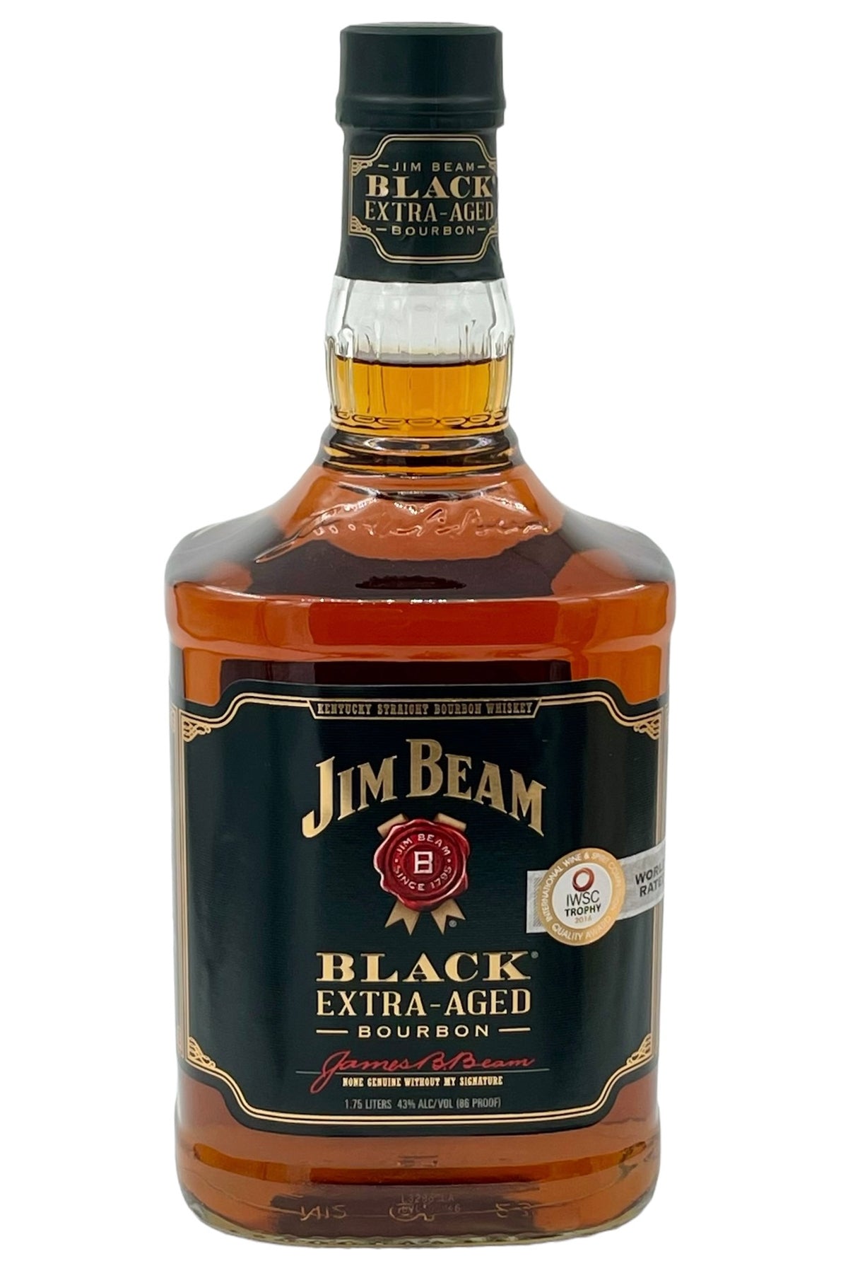Jim Beam Black Label Extra Aged Bourbon Whiskey 1.75L
