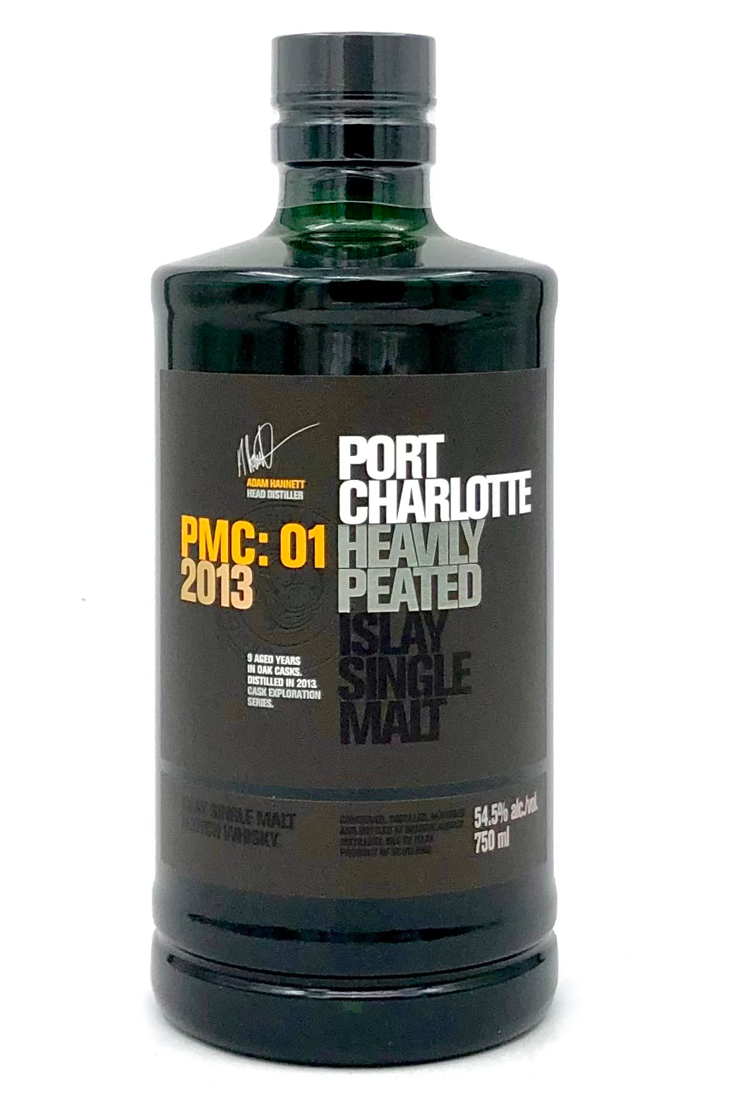 Bruichladdich Port Charlotte PMC:01 Vintage 2013 Heavily Peated Scotch Whisky