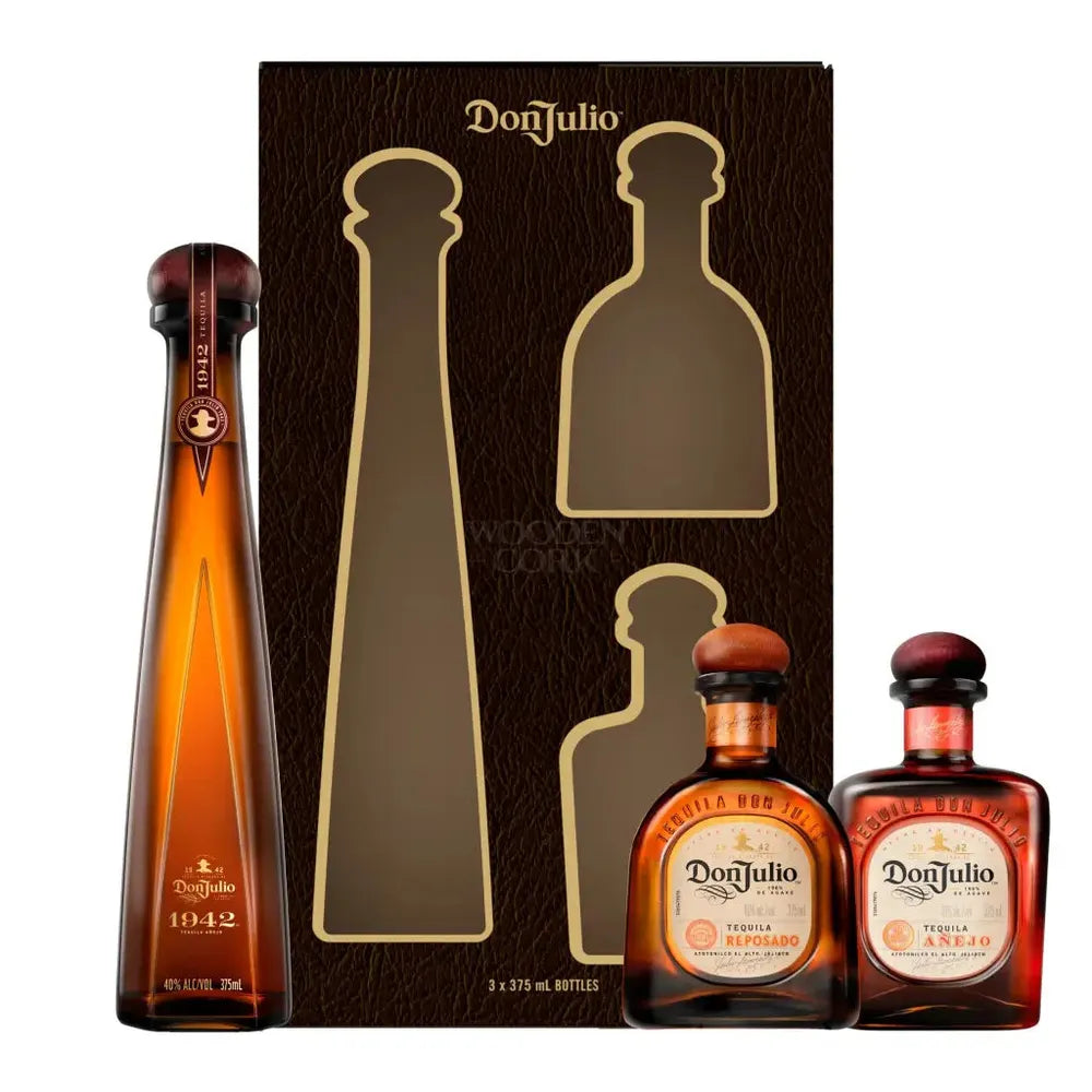 Don Julio 1942 with Reposado & Anejo Tequila Gift Pack 3 x 375ml