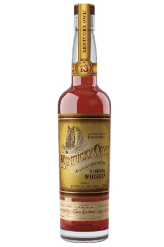 Kentucky Owl Batch 13 Wisemans Kentucky Straight Bourbon Whiskey Final John Rhea Release 4 to 9 Year Blend 113.6 Proof 56.8% ABV 750ml