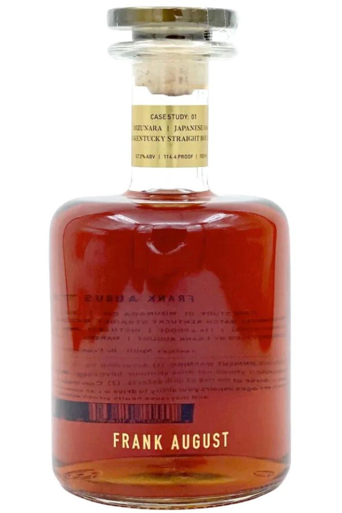 Frank August Case Study 1 : Mizunara Oak Cask Bourbon Whiskey