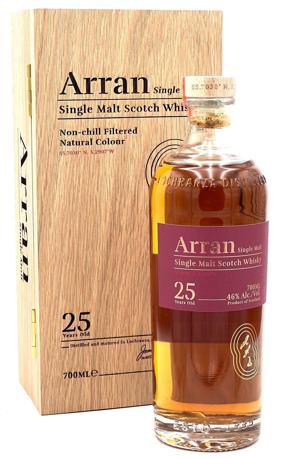 Arran 25 Year Old Single Malt Scotch Whisky