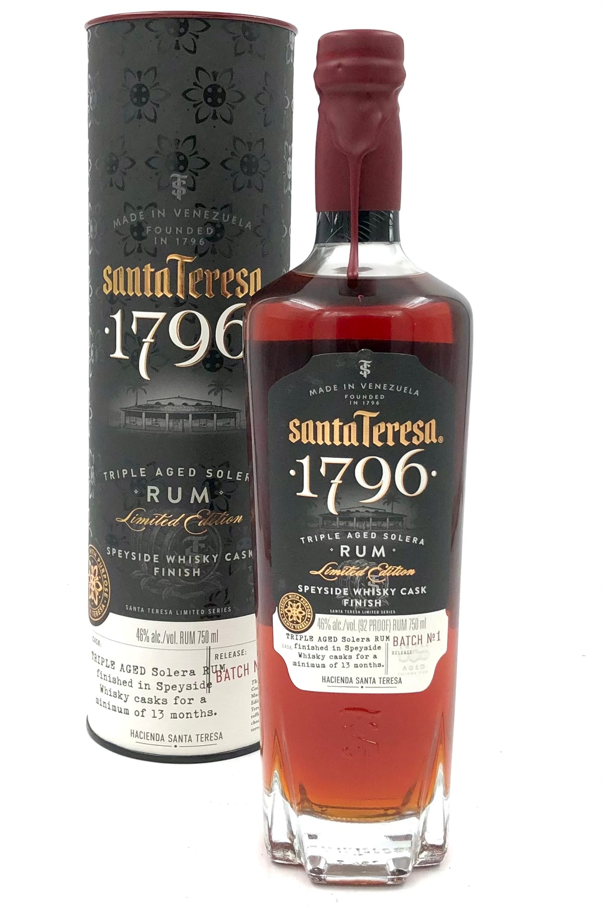 Santa Teresa 1796 Limited Edition Rum &quot;Speyside Whisky Cask Finish&quot;