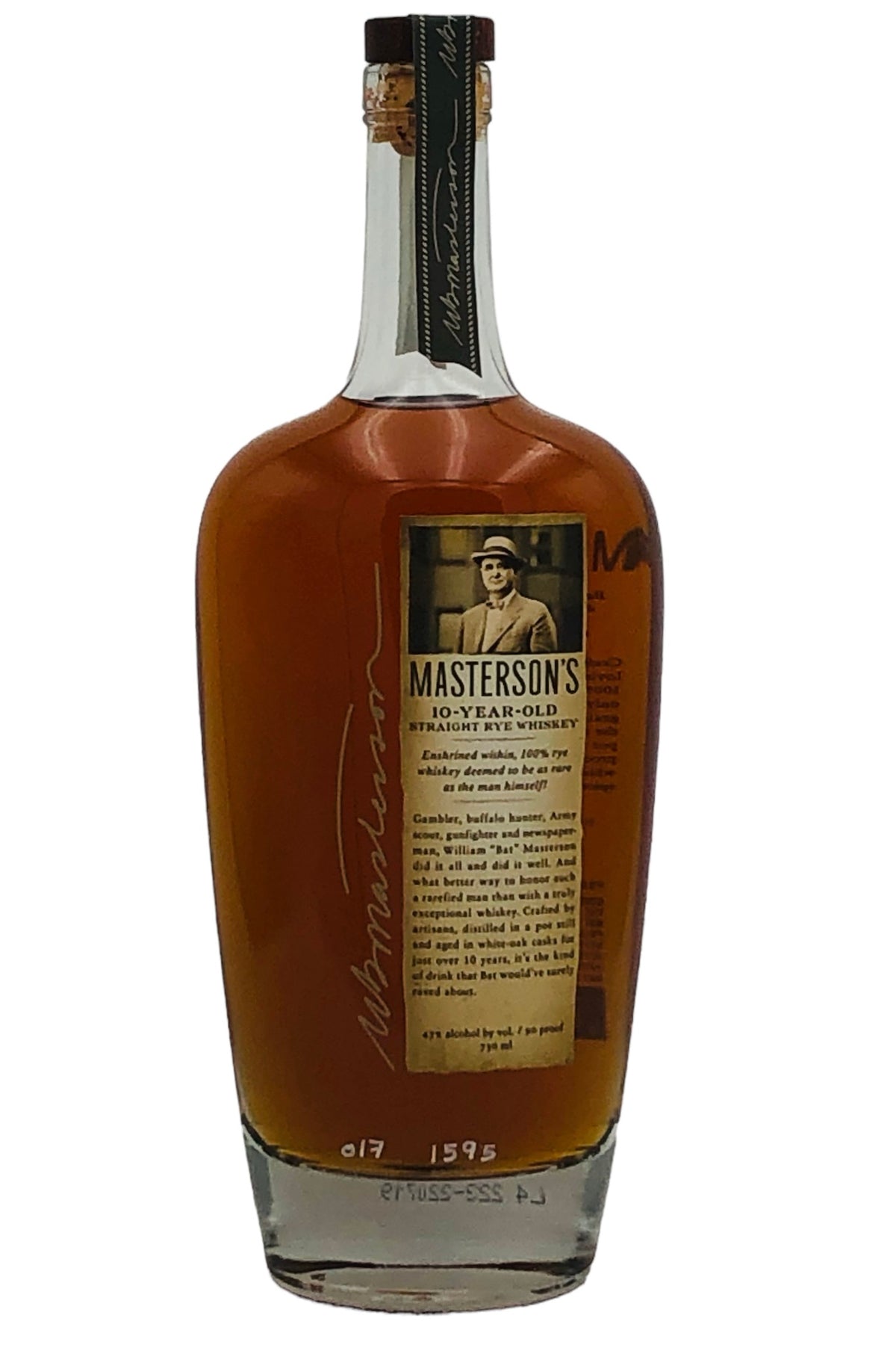 Masterson&#39;s 10 Year Old Rye Whiskey