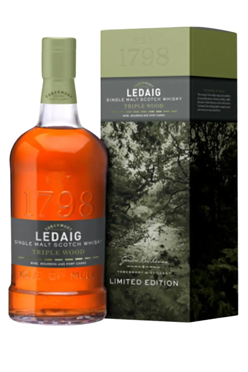 Ledaig Triple Wood Limited Edition Island Single Malt Scotch Whisky 107.6 Proof 700ml