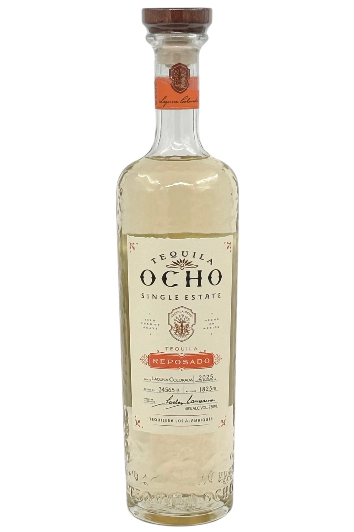 Tequila Ocho Reposado Tequila Single Estate 2025 Laguna Colorada