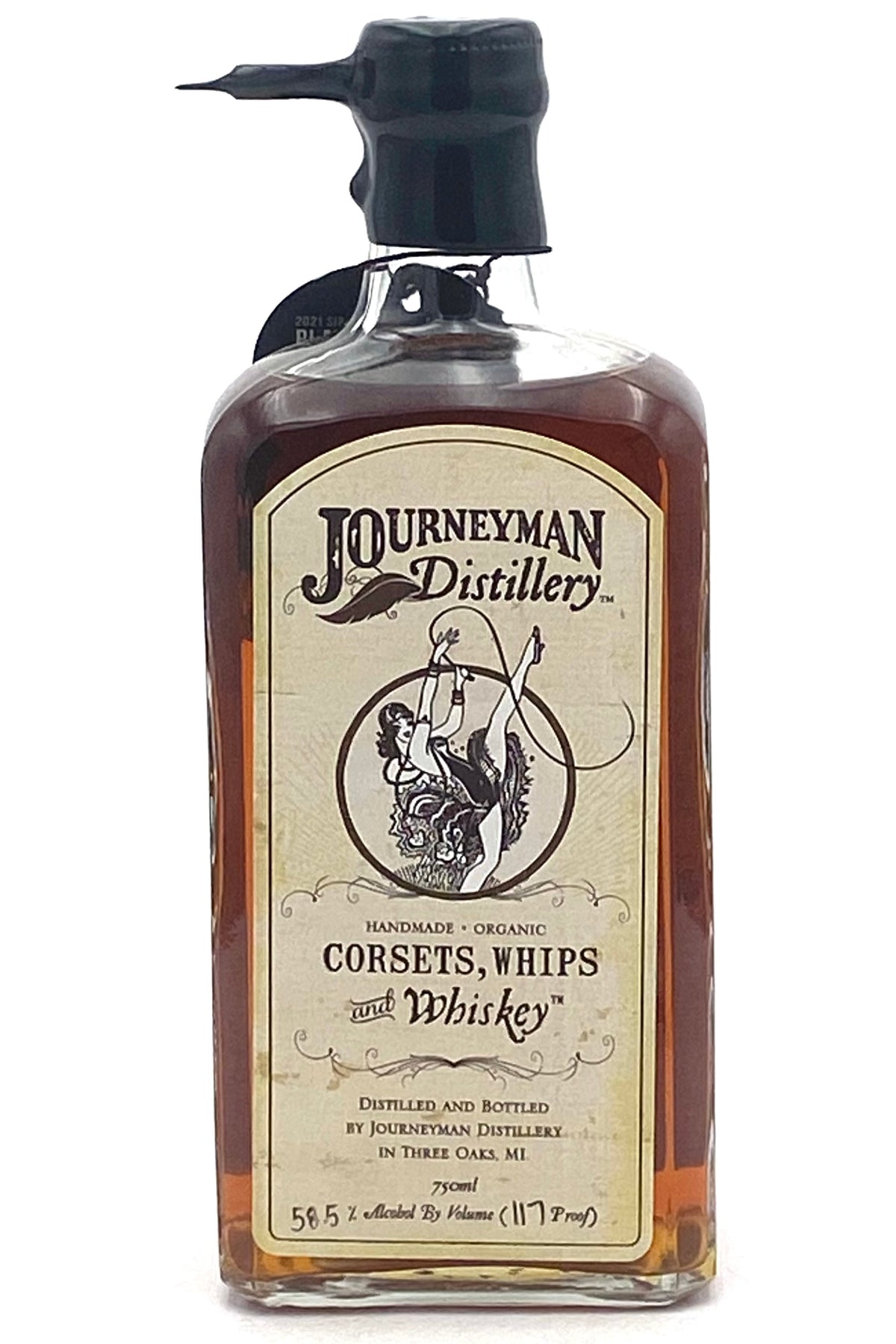 Journeyman Distillery Corsets, Whips, and Whiskey Cask Strength Wheat Whiskey