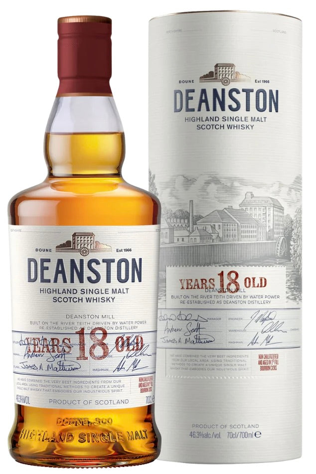 DEANSTON 18年 ハイランドシングルモルトウイスキー 700ml Buy Deanston 18 Year Old Single Malt Scotch Whisky Online