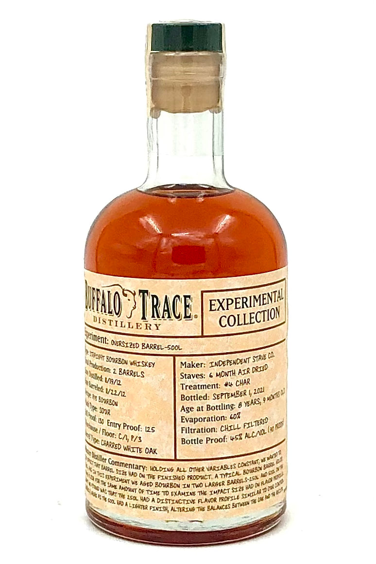 Buffalo Trace Experimental Collection &quot;Oversized Barrel 500L&quot; Bourbon Whiskey 375ml