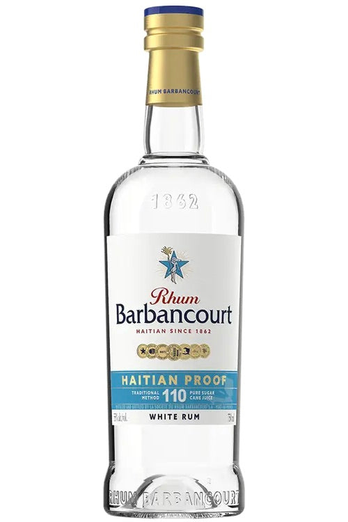 Rhum Barbancourt &quot;Haitian Proof&quot; White Rum 110 Proof