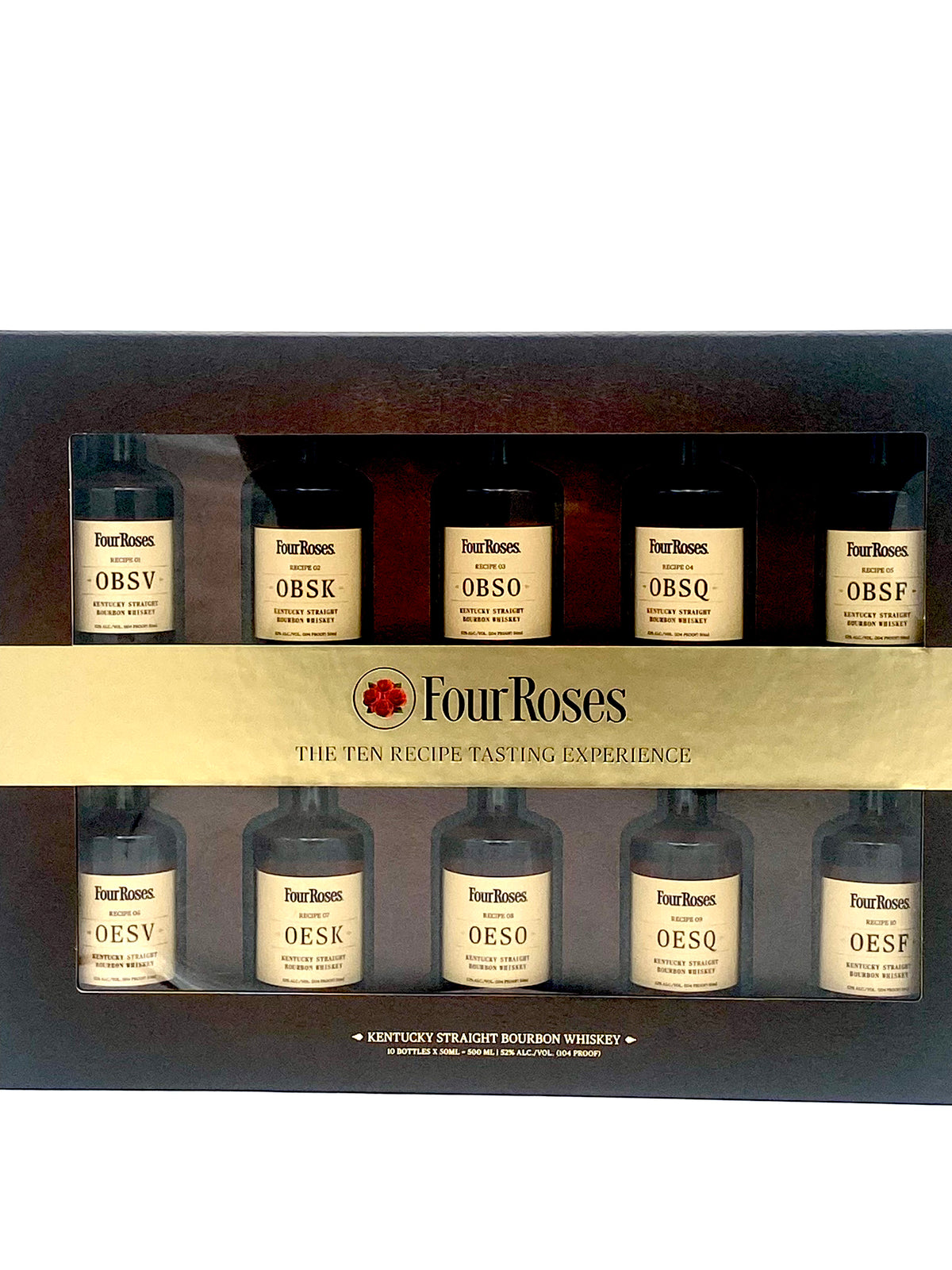 Four Roses The Ten Recipe Single Barrel Tasting Experience 10 x 50 ml