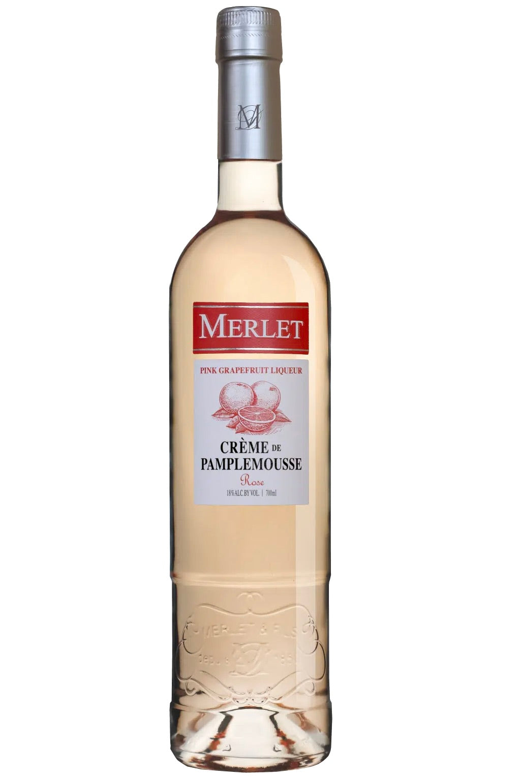 Merlet Crème de Pamplemousse Rose Pink Grapefruit Liqueur 700ml