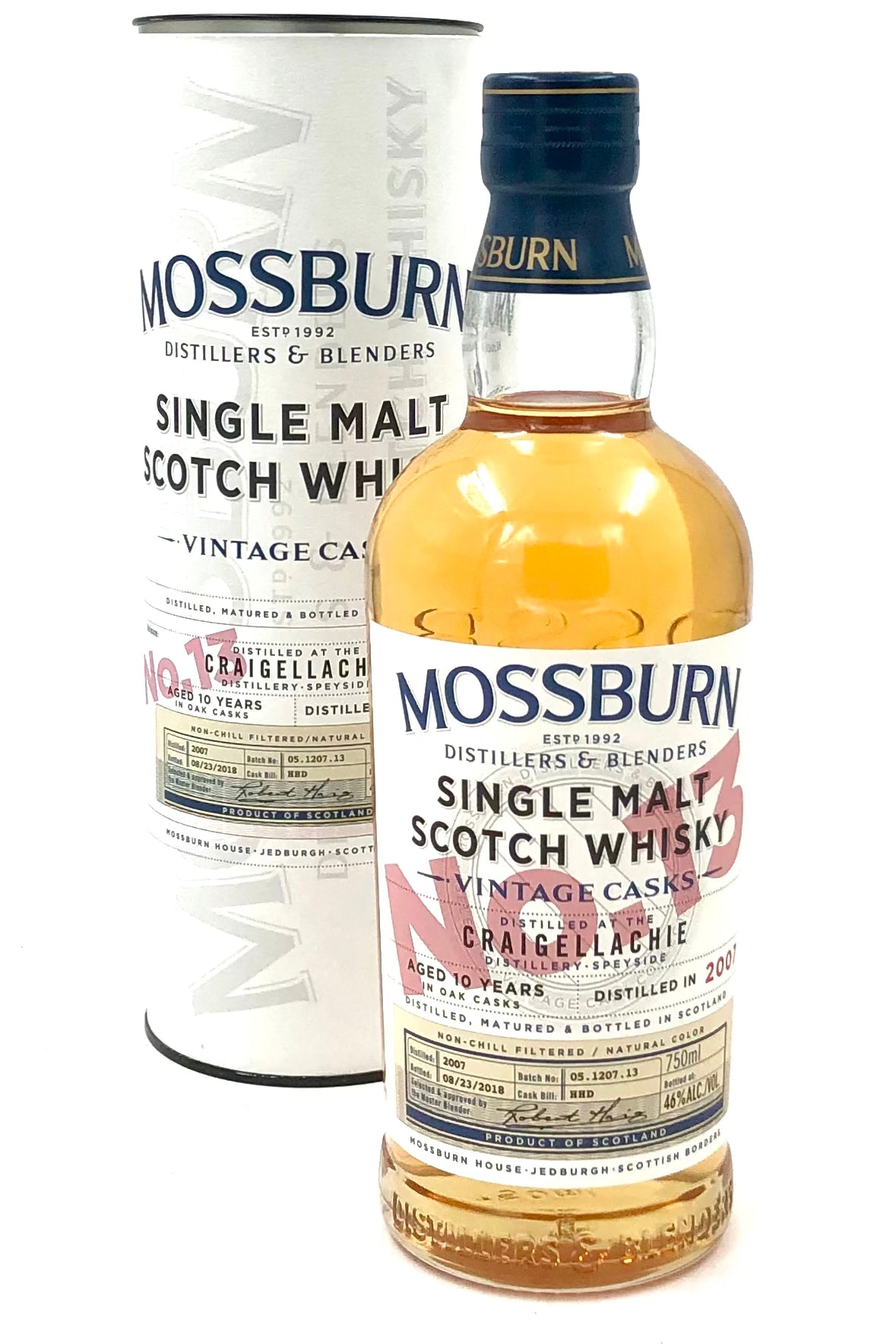 Craigellachie 10 Years Old No. 13 Scotch Whisky by Mossburn Distillers
