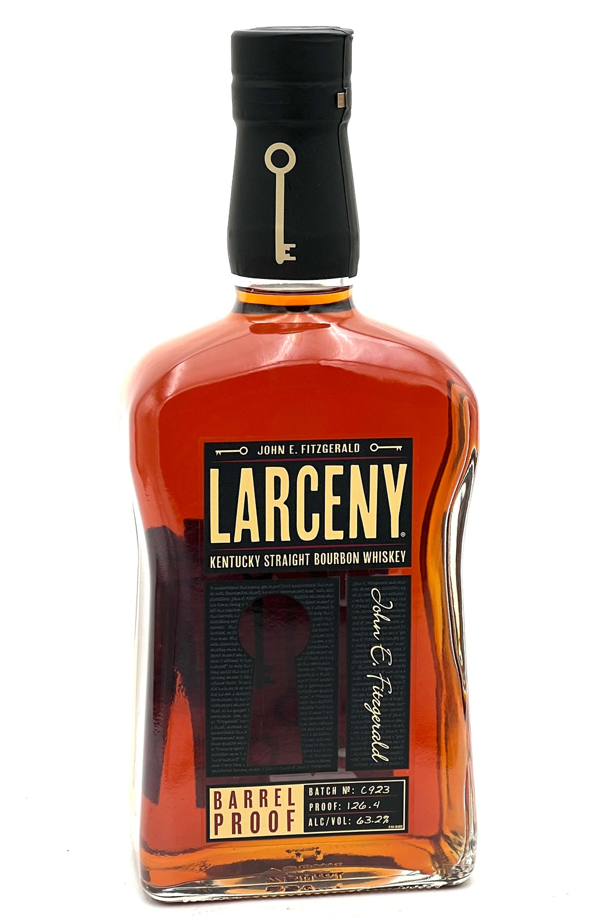 Larceny C923 Cask Strength Bourbon Whiskey