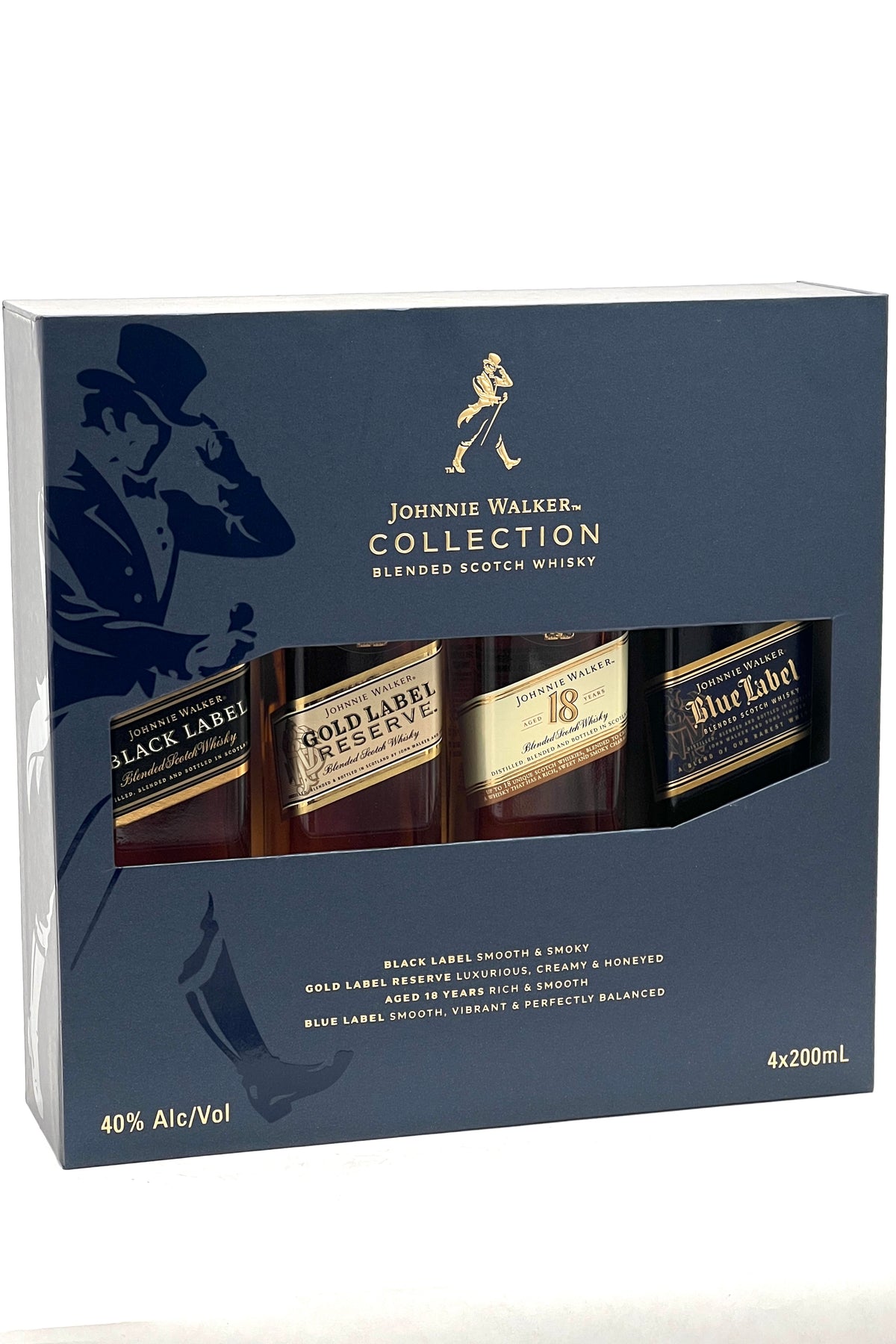 Johnnie Walker Scotch Whisky Collection Set 4 x 200 ml