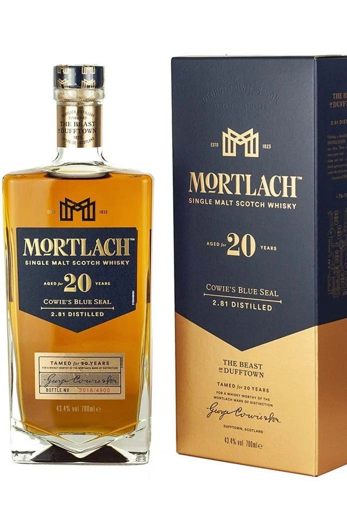 Mortlach 20 Year Old &quot;Cowie’s Blue Seal&quot; Single Malt  Scotch Whisky