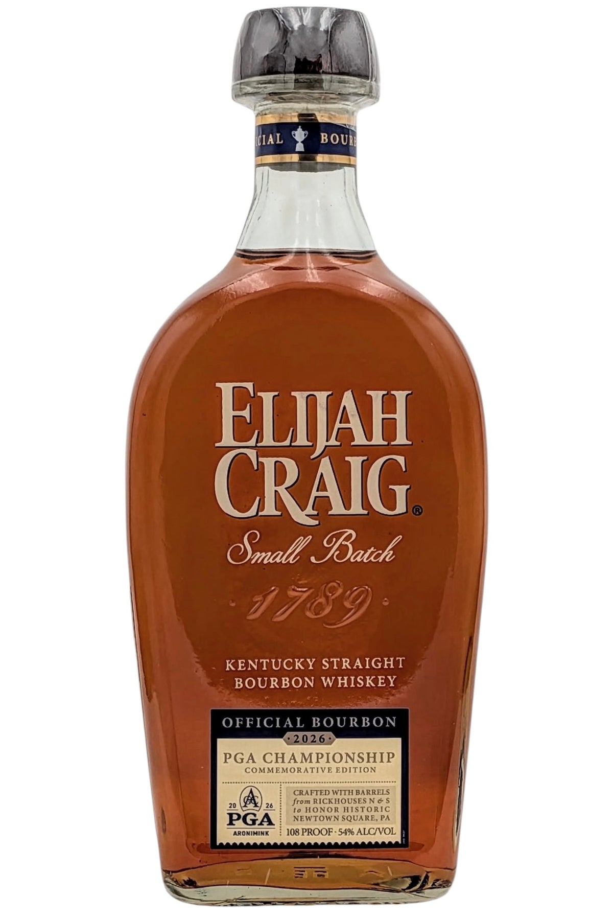 Elijah Craig “PGA 2026 Aronimink” 8 Year Small Batch Bourbon – 108 Proof Commemorative Edition