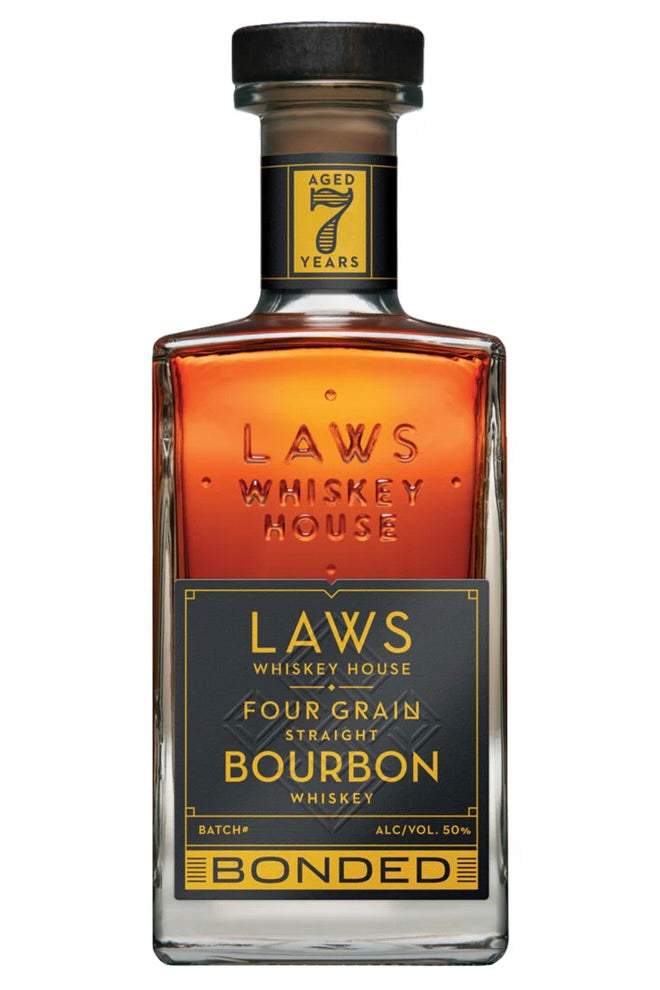 A.D. Laws Four Grain Bourbon Whiskey Bottled in Bond