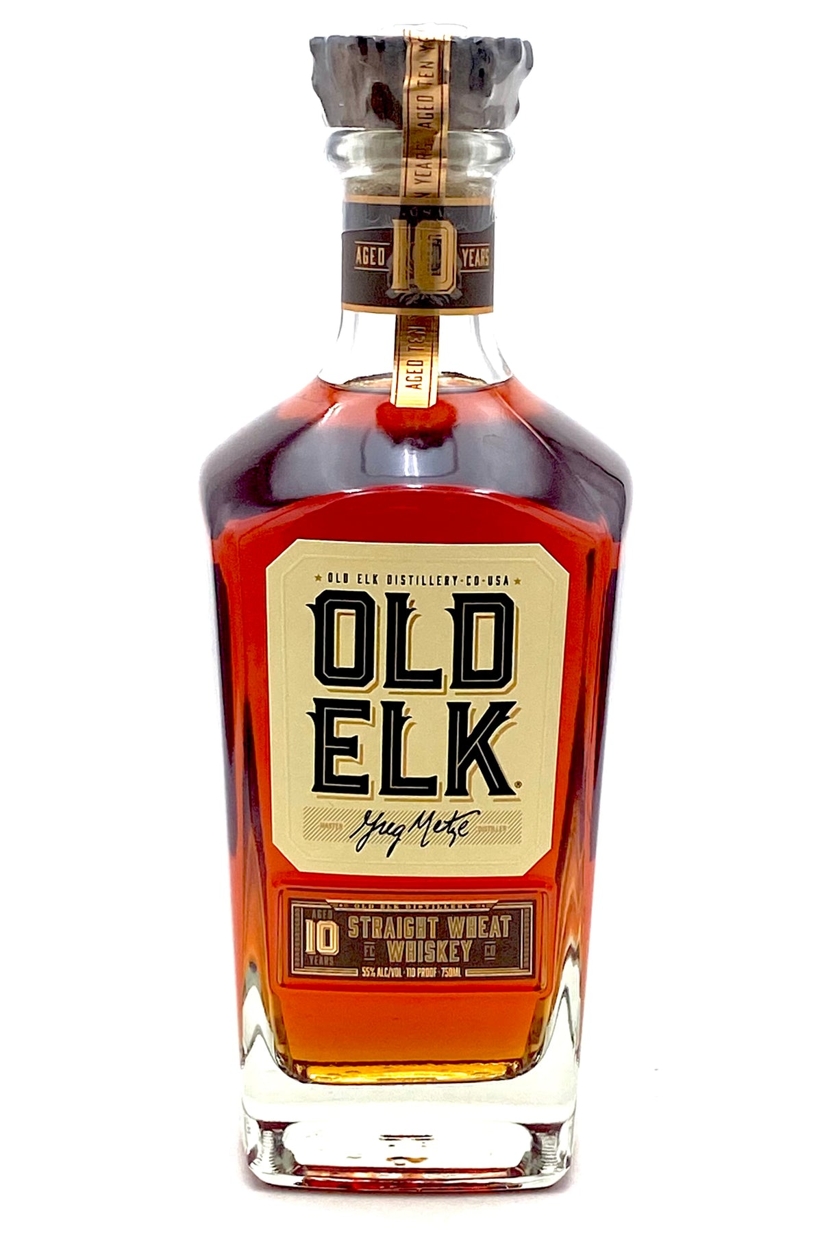 Old Elk 10 Years Old Straight Wheat Whiskey