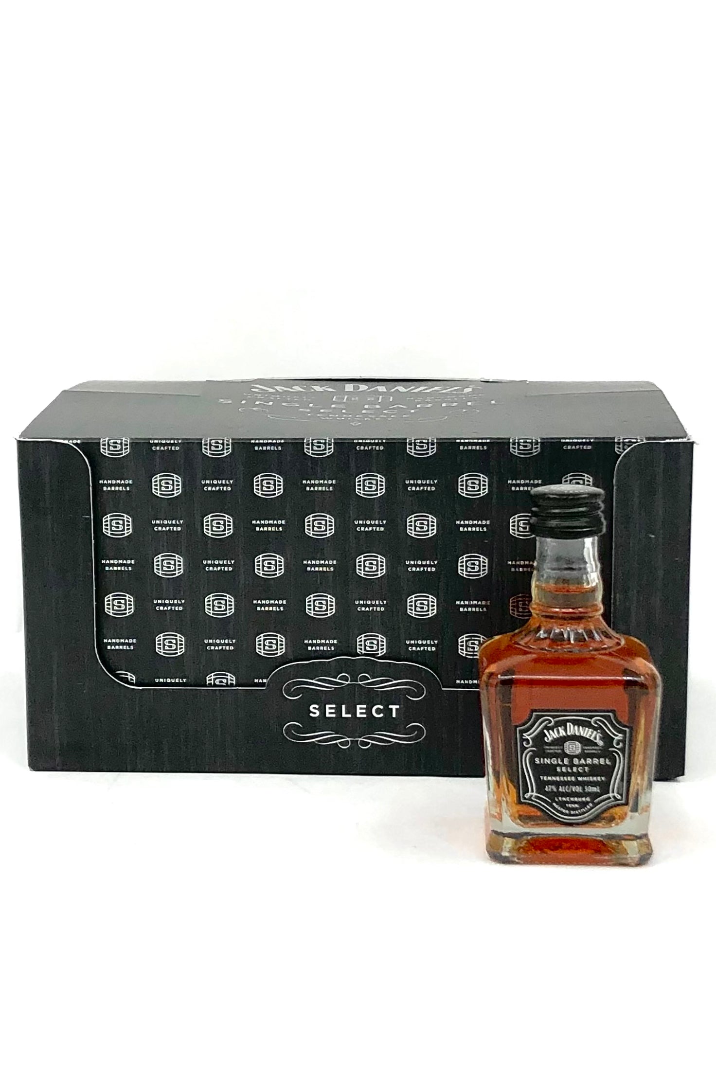 Buy Jack Daniel's Single Barrel Select Tennessee Whisky 12 x 50 ml Buy Jack Daniel's Single Barrel Select Tennessee Whisky 12 x 50 ml