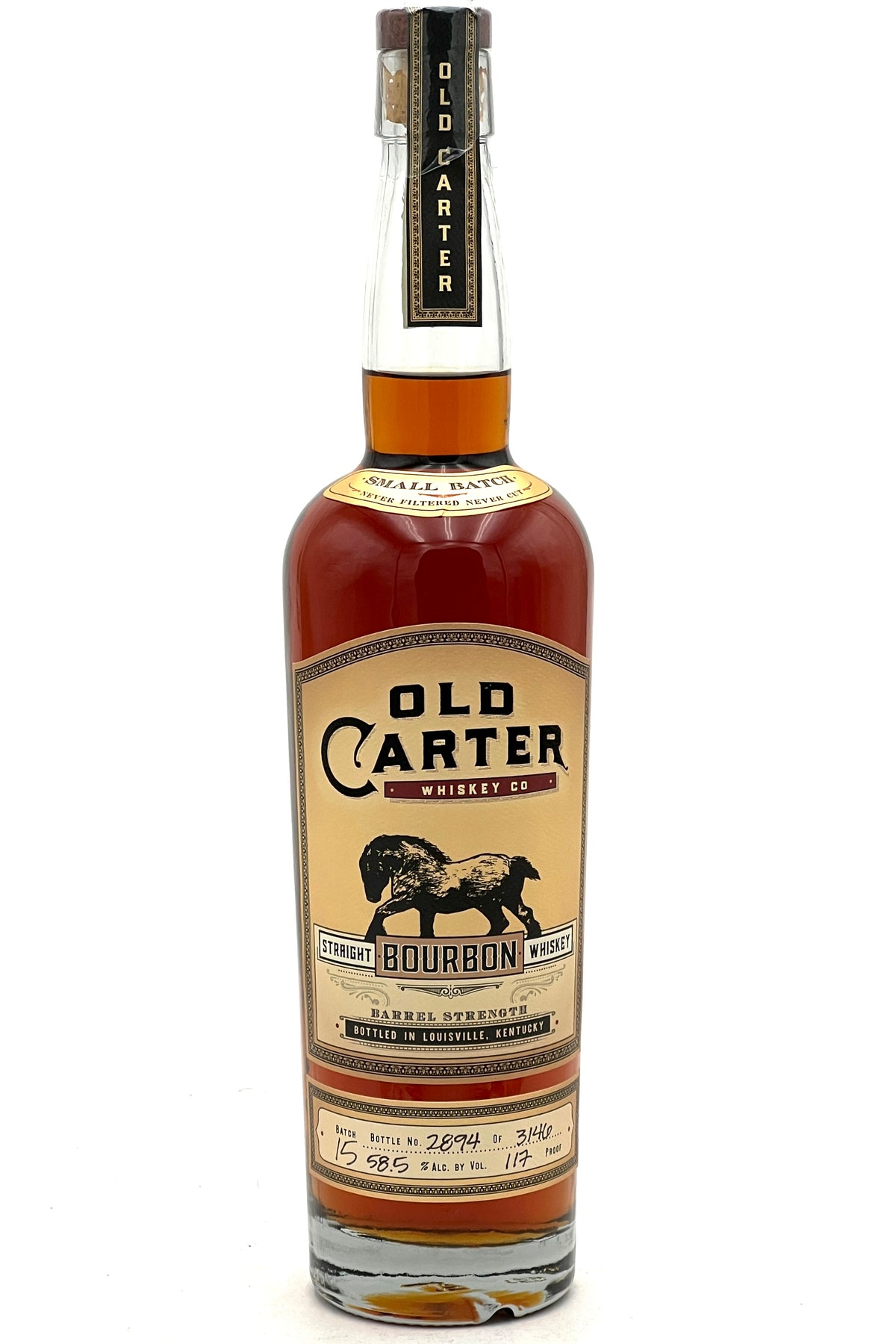 Old Carter Batch 15 Small Batch Straight Bourbon Whiskey