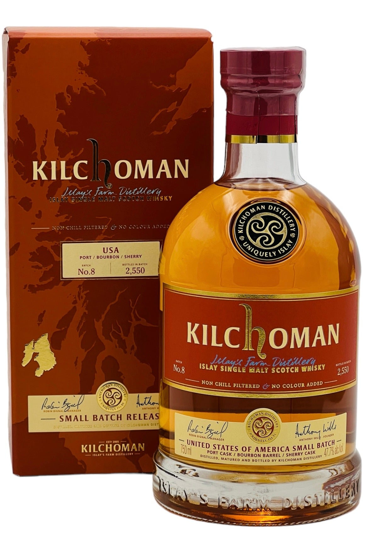 Kilchoman Small Batch Release No. 8 Single Malt Scotch Whisky