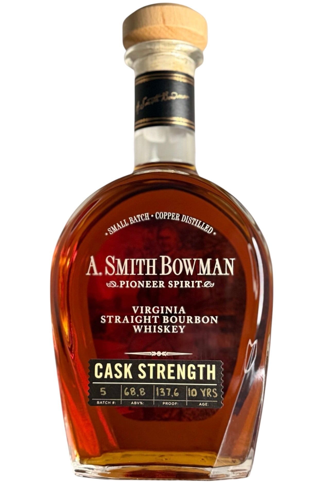Abraham Smith Bowman Cask Strength Bourbon Batch #5 750ml