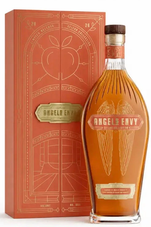 Angel's Envy Cellar Collection Volume 6 Straight Rye Whiskey Finished in Peach Brandy & Toasted Oak Barrels 750ml