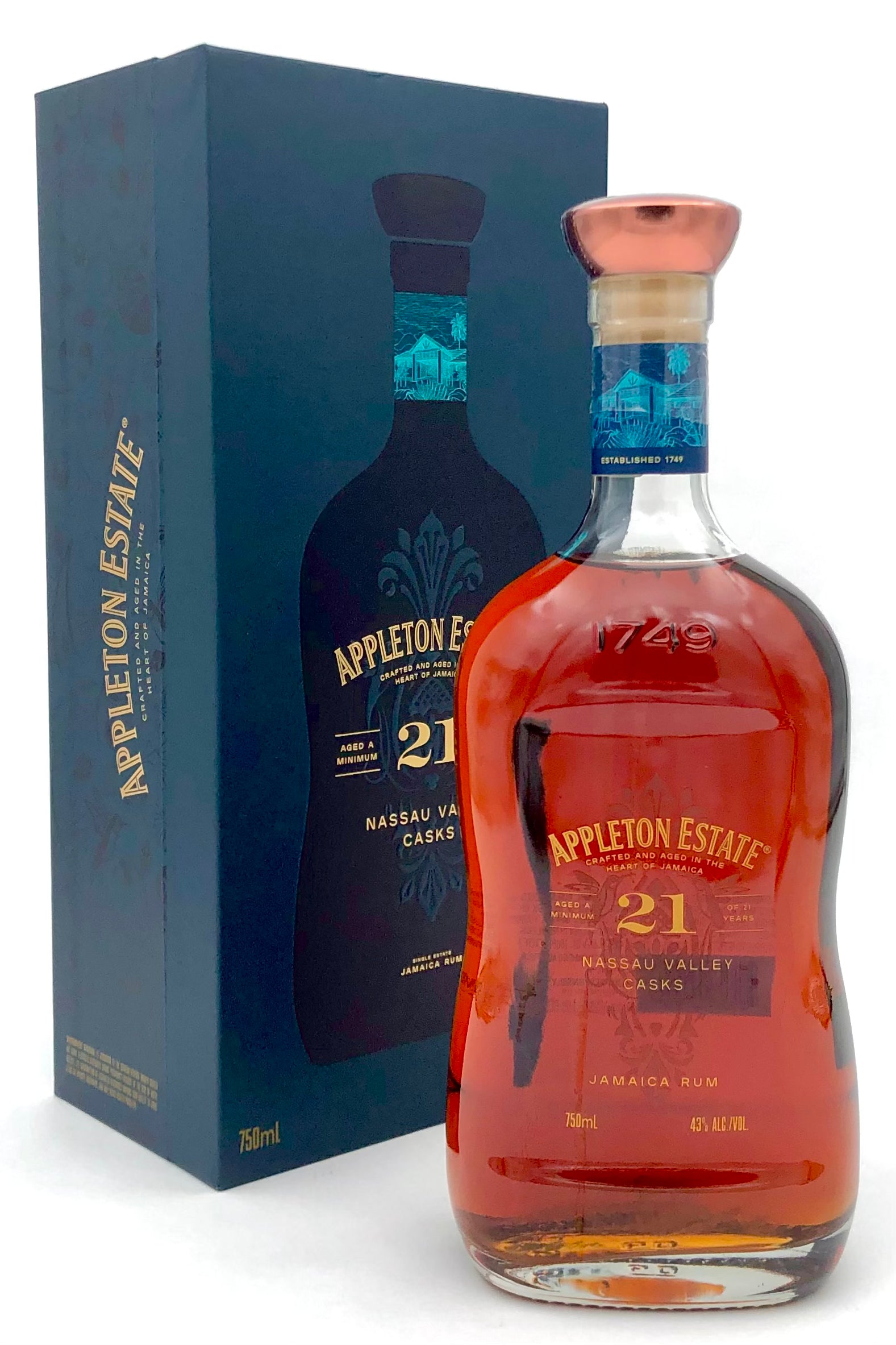 Buy Appleton Estate 21 Year Old Nassau Valley Casks Jamaican Rum
