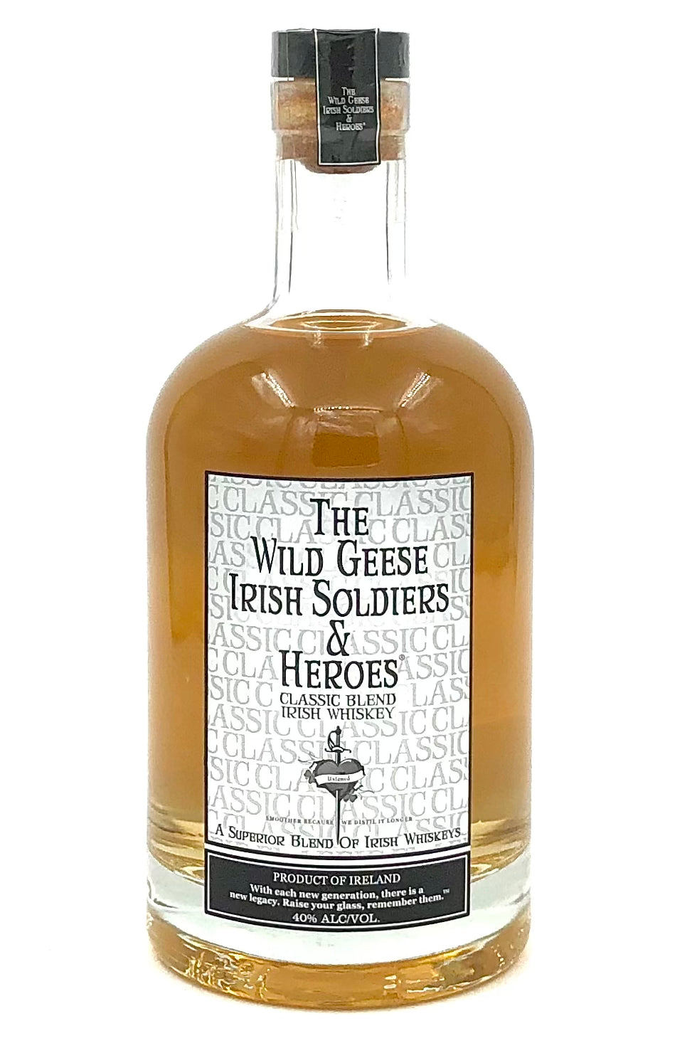 The Wild Geese Irish Soldiers &amp; Heroes Irish Whiskey Classic Blend
