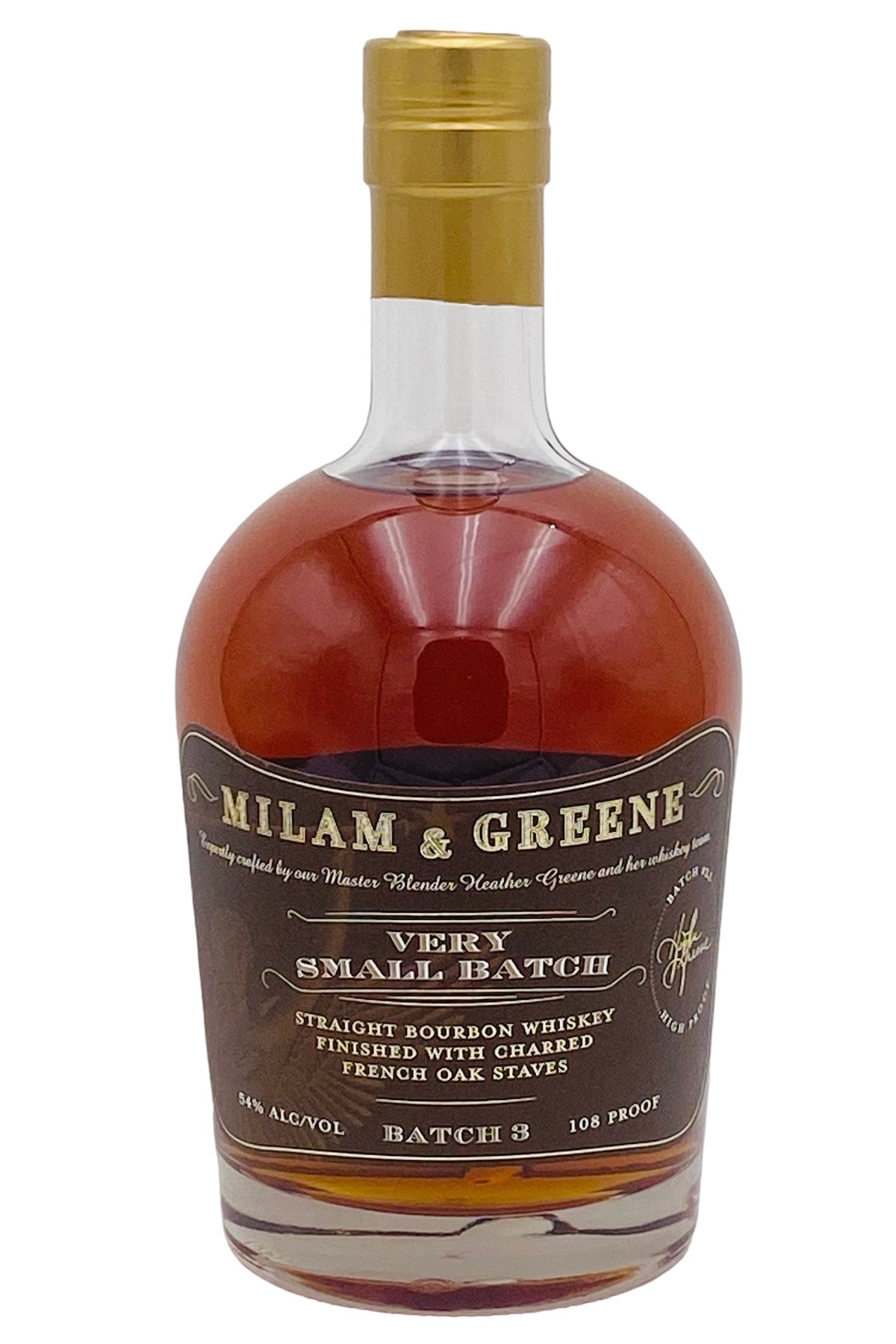 Milam &amp; Greene Very Small Batch Straight Bourbon Whiskey