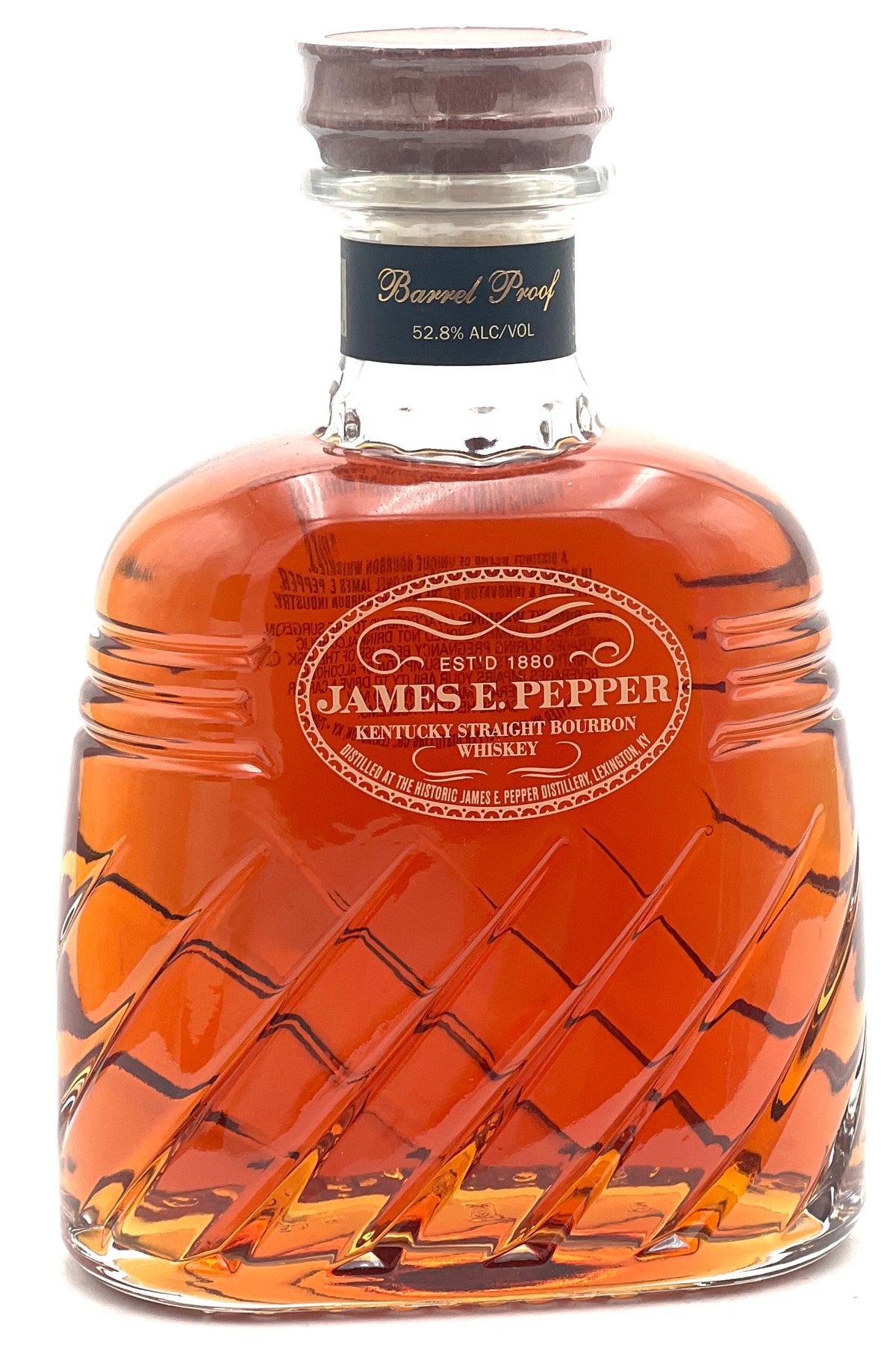 James E Pepper &quot;Decanter&quot; Barrel Proof Bourbon Whiskey