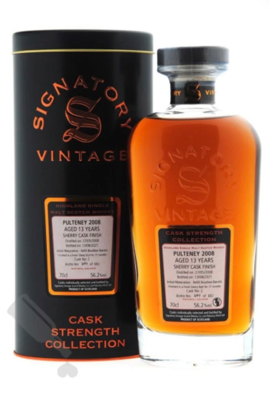 Signatory Vintage Cask Strength Collection Old Pulteney 13 Year Old — Sherry Cask Finish 750ml