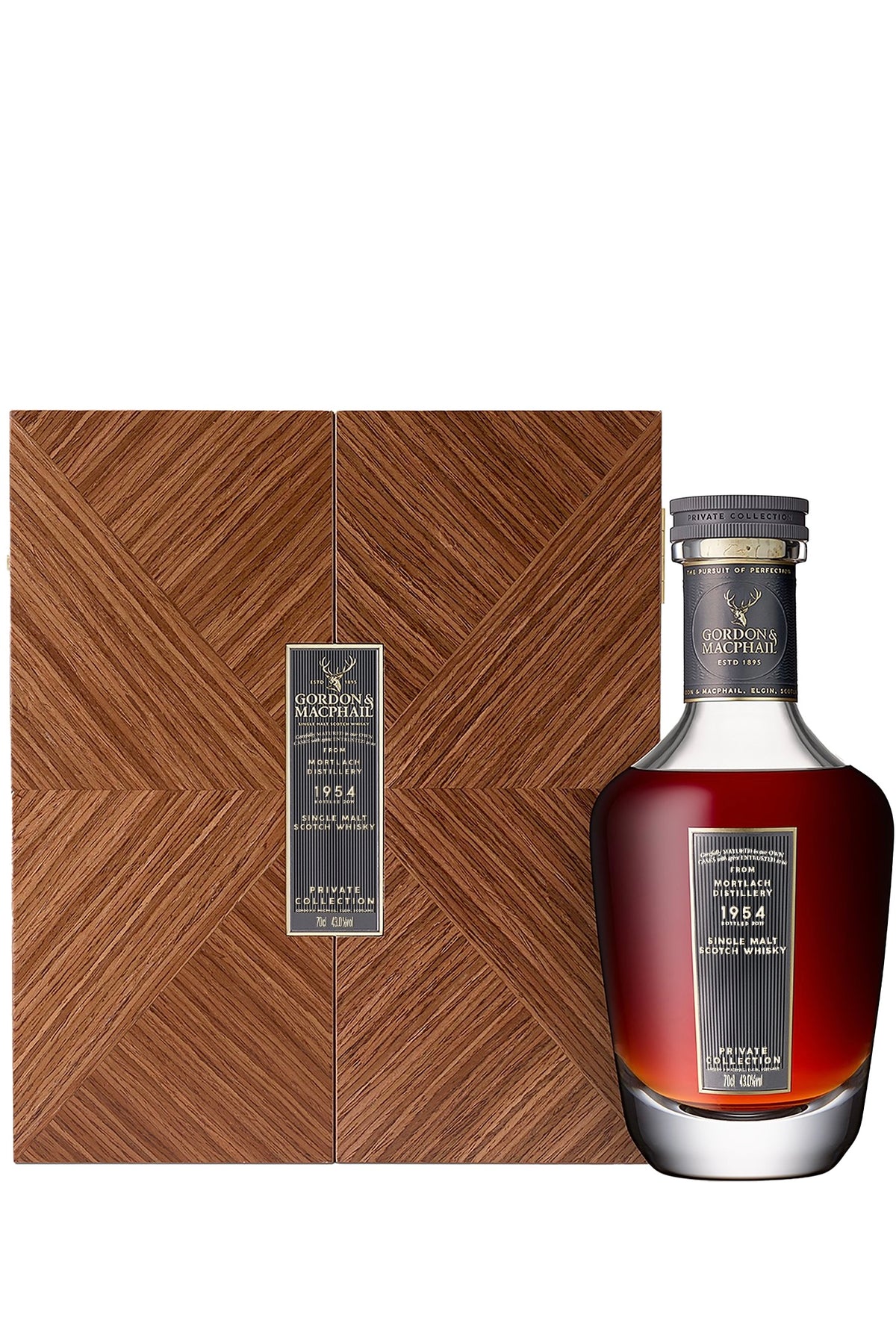 Gordon & MacPhail Mortlach 1954 – 65 Year Old Private Collection Single Malt (First-Fill Sherry Puncheon, 43% ABV)