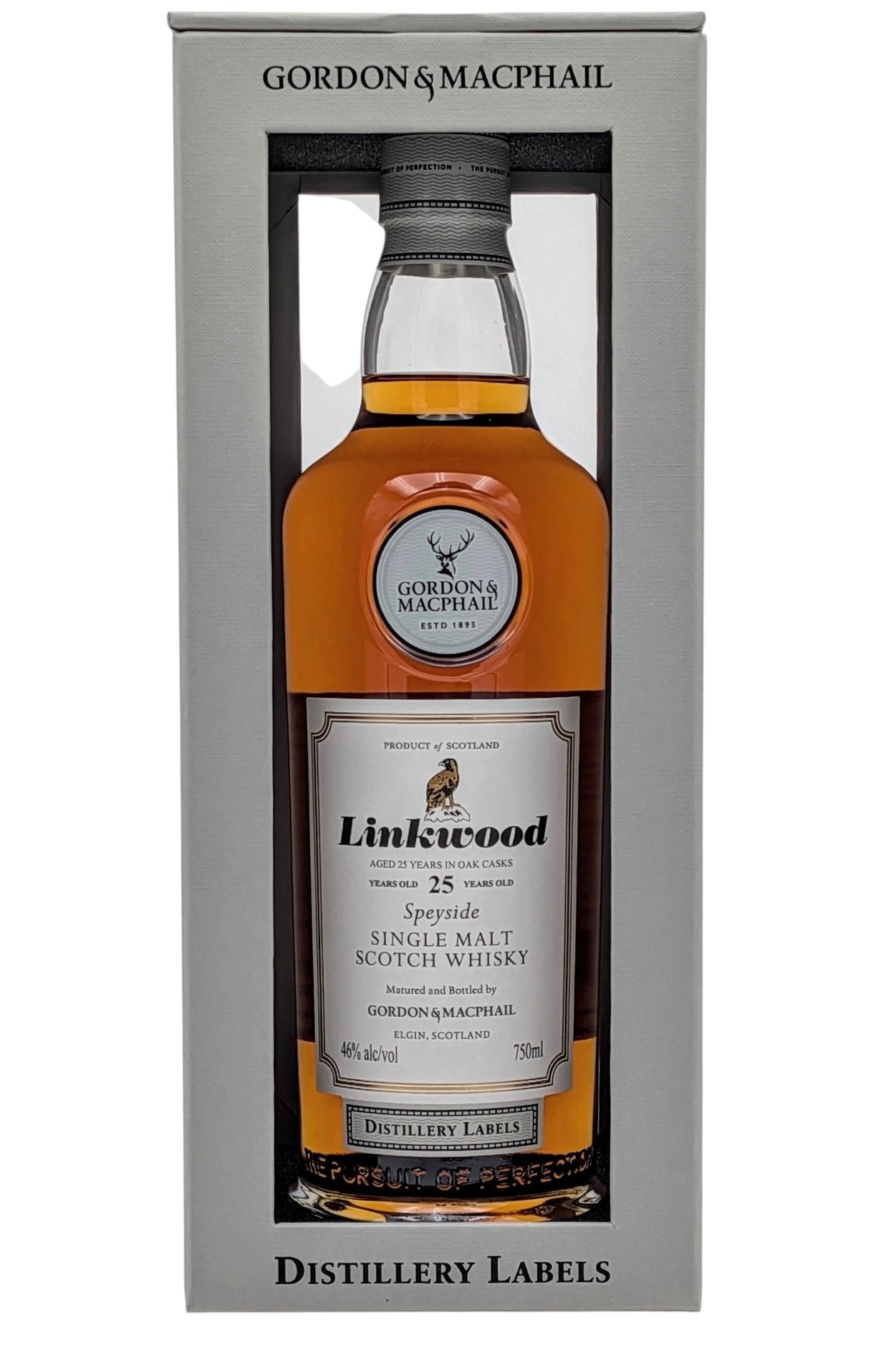 Buy Gordon & MacPhail Linkwood 25 Year Old Distillery Labels